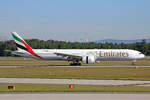 Emirates Airlines, A6-EGL, Boeing 777-36NER, 21.Mai 2017, FRA Frankfurt am Main, Germany.