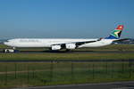 South African Airways Airbus A340-642 ZS-SNA, cn(MSN): 410,
Frankfurt Rhein-Main International, 26.05.2017.