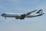 Cathay Pacific Boeing B747-867F B-LJL, cn(MSN): 43536,
Frankfurt Rhein-Main International, 28.05.2017.