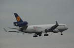 Lufthansa Cargo, D-ALCC, MSN 48783,Mcdonnell Douglas MD11F, 13.01.2018, FRA-EDDF, Frankfurt, Germany (Sticker: Aktion Deutschland Hilft) 