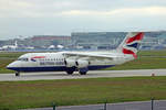 British Airways (Operated by BA CityFlyer), G-CFAF, BAe Avro RJ100, msn: 3382, 17.Mai 2005, FRA Frankfurt, Germany.