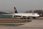 Lufthansa Airbus A340-642 D-AIHX bei der Landung in Frankfurt 20.3.2019