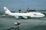 Boeing 747-446 - JL JAL Japan Airlines - 26343 - JA-8901 - 17.02.1998 - FRA