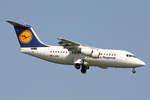 Lufthansa (Operated by Cityline), D-AVRI, BAe Avro RJ85, msn: E2270, 18.Mai 2005, FRA Frankfurt, Germany.