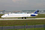 Blue Line, F-GMLK, McDonnell Douglas MD-83, msn: 49672 LN:1494, 20.Mai 2005, FRA Frankfurt, Germany.