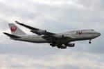 Japan Airlines, JA8922, Boeing 747-446, msn: 27646/1280, 18.Mai 2005, FRA Frankfurt, Germany.