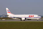 CSA Czech Airlines, OK-DGZ, Boeing 737-45S, msn: 28473/3014, 19.Mai 2005, FRA Frankfurt, Germany.
