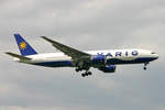 Varig, PP-VRF, Boeing 777-222ER, msn: 30214/254, 18.Mai 2005, FRA Frankfurt, Germany.