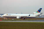 Air Namibia, V5-NMC, McDonnell Douglas MD-11, msn: 48484/484, 19.Mai 2005, FRA Frankfurt, Germany.
