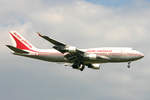 Air India, VT-EVA, Boeing 747-437, msn: 28094/1089,  Agra , 18.Mai 2005, FRA Frankfurt, Germany.