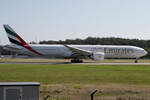 Emirates (EK-UAE), A6-EBM, Boeing, 777-31HER, 15.09.2023, EDDF-FRA, Frankfurt, Germany