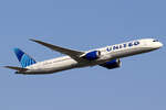 United Airlines Boeing 787-10 Dreamliner N14016 beim Start in Frankfurt 30.4.2024