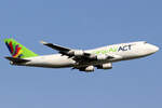 ACT Cargo Air Boeing 747-481BDSF TC-ACF beim Start in Frankfurt 30.4.2024