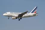 Airbus A318-111 - F-GUGA - Air France    im Landeanflug auf Frankfurt/Main am 21.