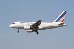 Airbus A318-111 - F-GUGA - Air France    im Landeanflug auf Frankfurt/Main am 21.