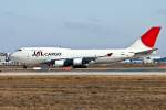 Take off B747/JAL Cargo/Frankfurt/Fra/07.03.2010.