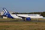Aegean Airlines, SX-NEF, Airbus A320-271N, msn: 11013, 11.August 2025, FRA Frankfurt, Germany.
