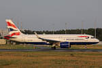 British Airways, G-TTNO, Airbus A320-251N, msn: 10388, 13.August 2025, FRA Frankfurt, Germany.