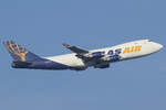 Atlas Air Boeing 747-47UF N415MC beim Start in Frankfurt 22.1.2026