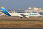 Discover Airlines Airbus A330-343X D-AIKK nach der Landung in Frankfurt 22.1.2026