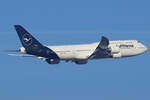 Lufthansa Boeing 747-830 D-ABYA beim Start in Frankfurt 22.1.2026