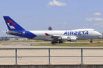 Air Zeta Boeing 747-48EF HL7419 beim Start in Frankfurt 13.6.2026