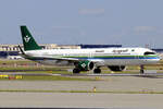 Saudi Arabian Airlines Airbus A321-271NX HZ-ASAN rollt zum Start in Frankfurt 13.6.2026