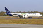 Lufthansa Cargo Boeing 777-F D-ALFI nach der Landung in Frankfurt 19.10.2026