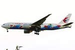 China Cargo Airlines Boeing 777-F B-228S bei der Landung in Frankfurt 19.10.2026