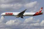 TAM, PT-MUD, Boeing, B777-32W-ER, 02.04.2010, FRA, Frankfurt, Germany       