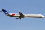 SAS, SE-DIK, McDonnell Douglas, MD-82, 24.04.2010, FRA, Frankfurt, Germany 



