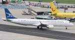 Montenegro Airlines Embraer ERJ 195 AO-AOC Flughafen Frankfurt am Nain 29.08.2010