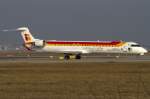 Iberia - Air Nostrum, EC-JTT, Bombardier, CRJ-900, 16.02.2011, FRA, Frankfurt, Germany         