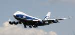 Landeanflug auf den Flughafen Frankfurt am Main AIRBRIDGECARGO Boeing  747-428ER/F VQ-BGY 20.05.2011
