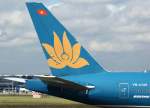 Vietnam Airlines, VN-A145, Boeing, 777-200 ER (Seitenleitwerk/Tail), 10.09.2011, FRA-EDDF, Frankfurt, Germany
