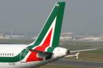 Alitalia, EI-IXB  Piazza Castello Torino , Airbus, A 321-200 (Seitenleitwerk/Tail), 13.04.2012, FRA-EDDF, Frankfurt, Germany