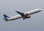 SAS A 321-232 OY-KBK beim Start in Frankfurt am 10.06.2013