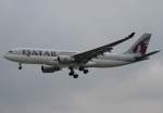 Qatar Airways, A7-ACL, Airbus, A 330-200, 23.01.2014, FRA-EDDF, Frankfurt, Germany