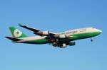 EVA Airways Boeing B747-45E(BDSF) B-16407, cn(MSN): 27899,
Frankfurt Rhein-Main International, 17.04.2014