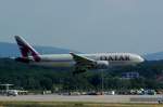 A7-BFB Qatar Airways Cargo-Boeing 777-FDZ    Landeanflug Frankfurt  15.07.2014