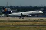 D-ALCK Lufthansa Cargo McDonnell Douglas MD-11F  Landung in Frankfurt am 15.07.2014
