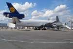 D-ALCI Lufthansa Cargo McDonnell Douglas MD-11F  alles verladen in Frankfurt 16.07.2014