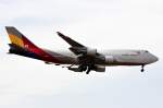 Asiana Cargo HL7620 beim Landeanflug in Frankfurt 19.7.2014 