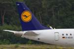 Lufthansa Regional (CityLine), D-AECD  Schkeuditz , Embraer, 190 LR (Seitenleitwerk/Tail), 15.09.2014, FRA-EDDF, Frankfurt, Germany