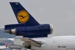 Lufthansa (Cargo), D-ALCM, McDonnell Douglas, MD-11 F (Seitenleitwerk/Tail), 15.09.2014, FRA-EDDF, Frankfurt, Germany 