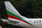 Bulgaria Air (FB), LZ-SOF, Embraer, 190 STD (Seitenleitwerk/Tail), 15.09.2014, FRA-EDDF, Frankfurt, Germany
