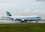 Cathay Pacific Airways Cargo Boeing 747-467FERSCD B-LIB. Am 16.11.2014 in Frankfurt (a) Main Airport.