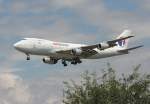 Landeanflug B747 MasCargo in Frankfurt.

