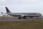 Qatar Airways, A7-AEJ, Airbus, A330-302X, 08.02.2015, FRA, Frankfurt, Germany        