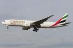 Emirates Sky Cargo, A6-EFF, Boeing, B777-F1H, 08.11.2015, FRA, Frankfurt, Germany         